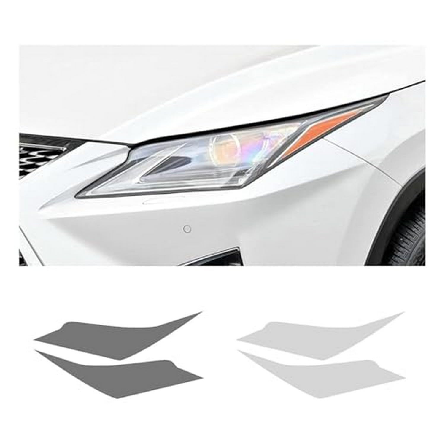 Film de protection de phare pour Lexus RX 2016-2019 en TPU transparent
