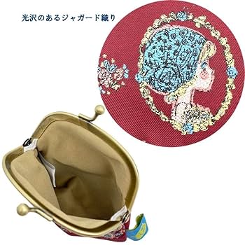 Amazon.co.jp: ワタナベ(Watanabe) 水森亜土 ジャガードがま口