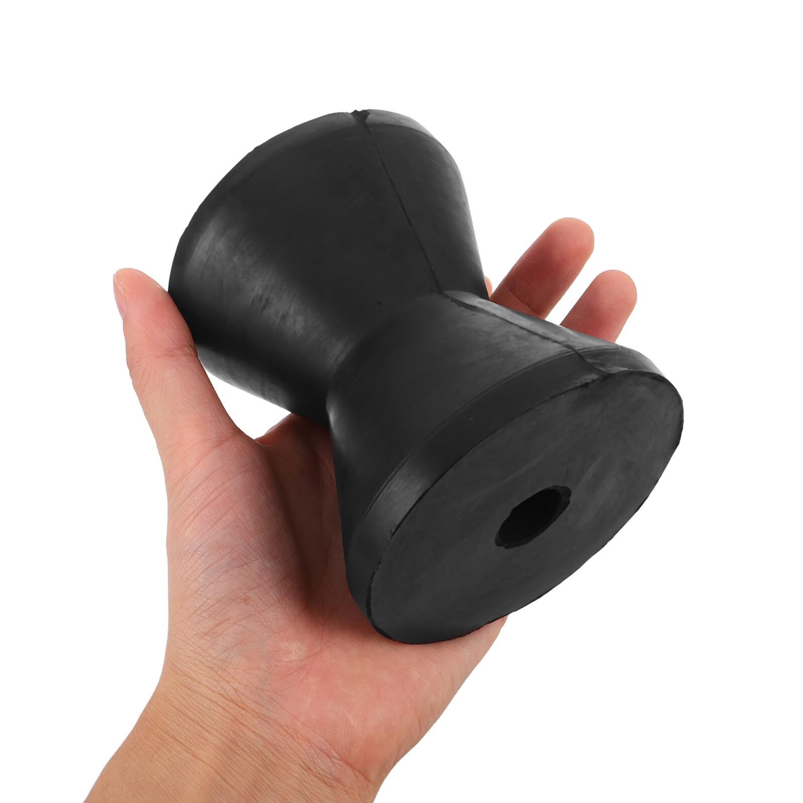 Anneome Rullo per Rimorchio Barca in Gomma Resistente Supporto Stabile per Prua Yacht e Pontone Rotelle Guida per Carrello Trailer Distribuzione Carico Ottimale per Traino Sicuro