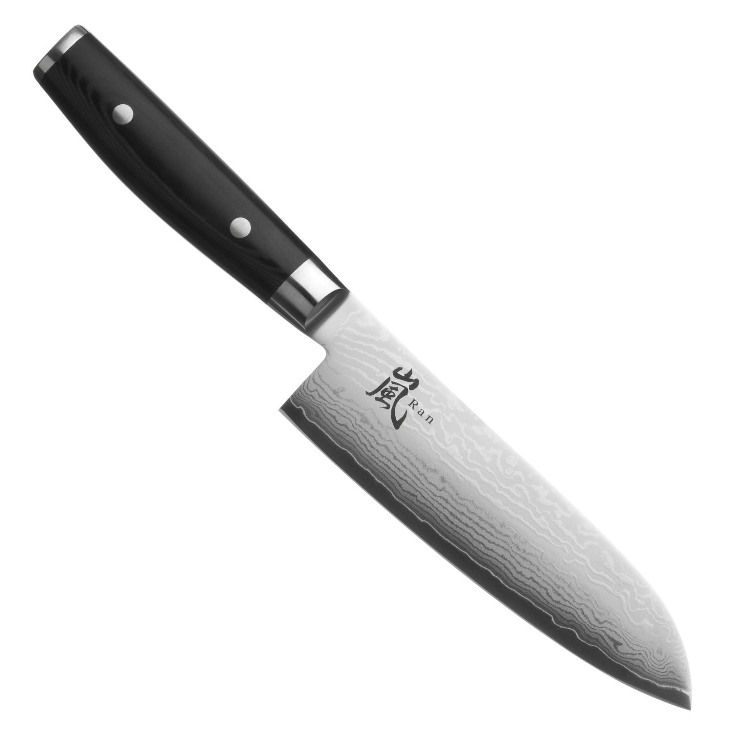 Santoku Yaxell Ran 16.5 cm couteau japonais alvéolé VG10