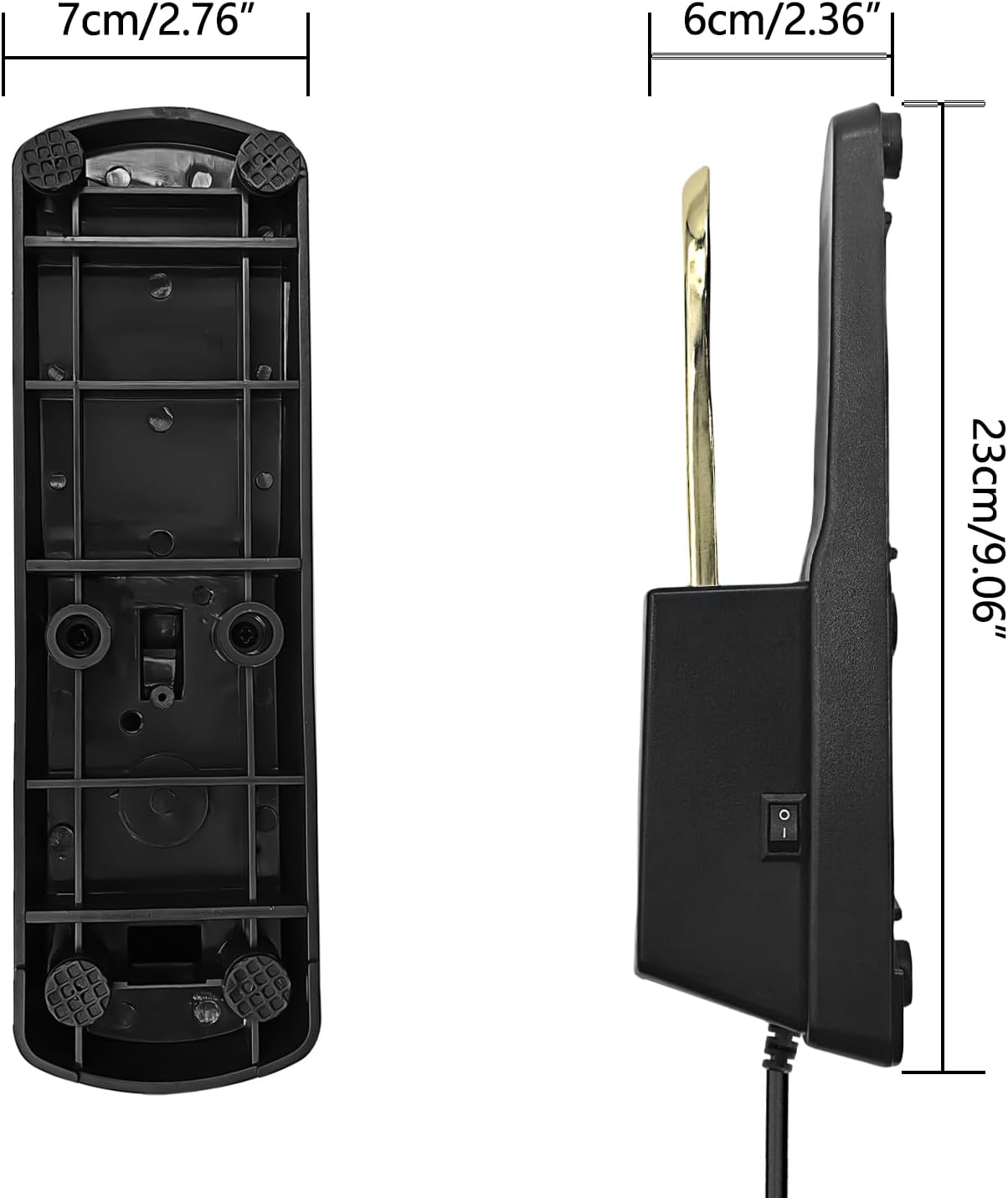 Musiin Universal Keyboard Piano Sustain Pedal(Gold)