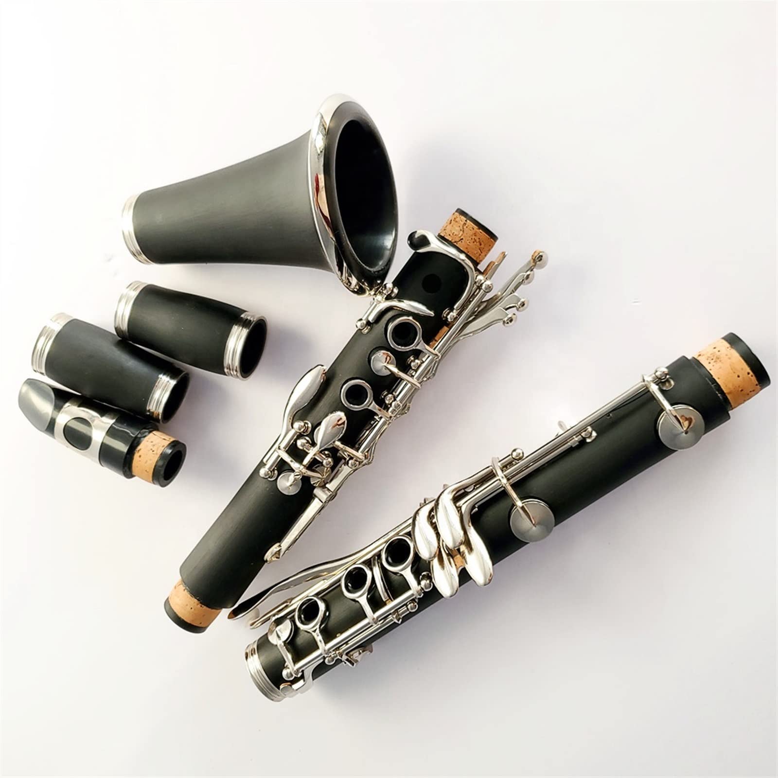 estudiantes clarinete Clarinete Profesional De Goma Dura Bb De 17 Teclas, Instrumento Musical De, Instrumentos De Viento De Madera, Usados ​​por Los Estudiantes Profesional Clarinete