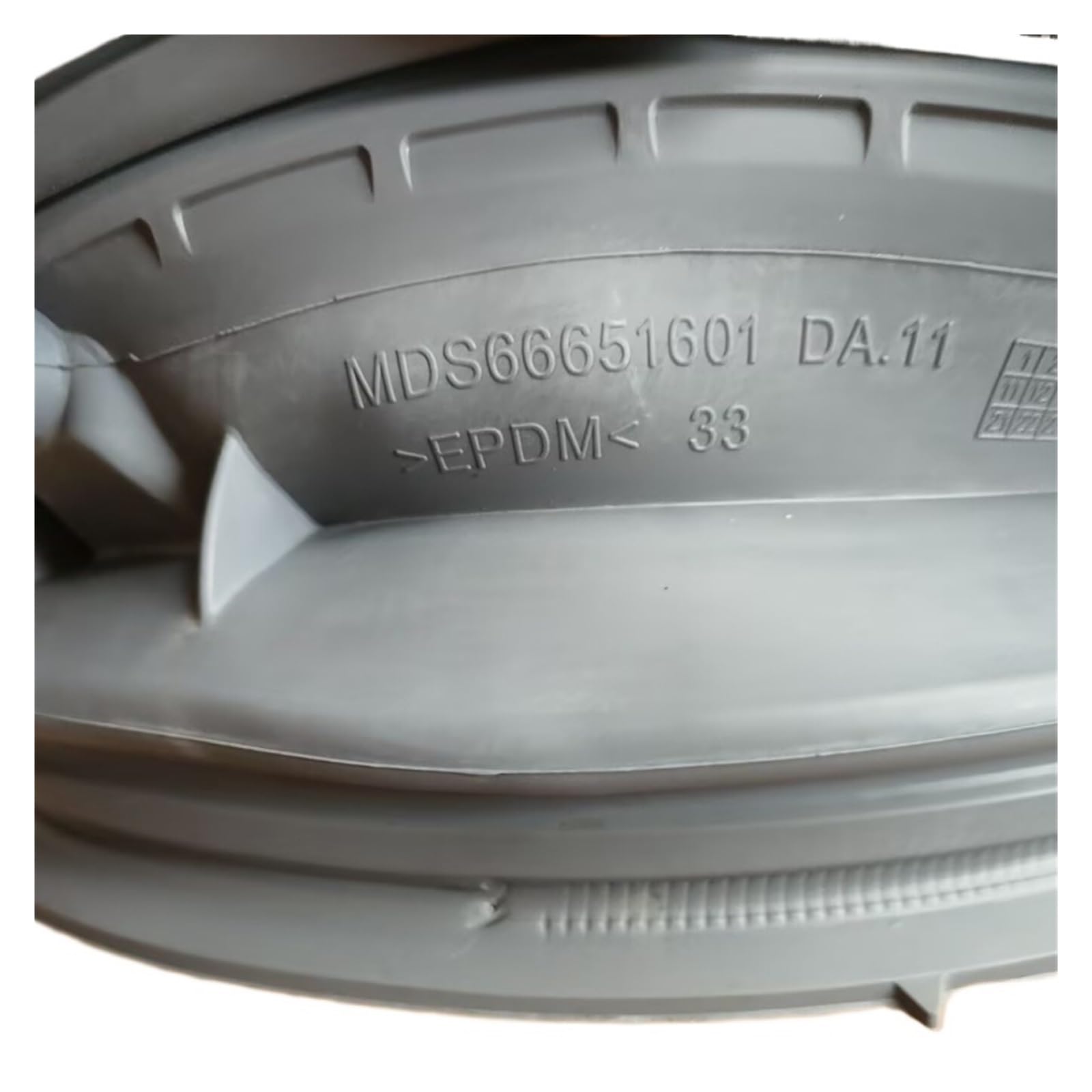 Trommeldichtungsring For Waschmaschinentür, Kompatibel Mit LG MDS66651601 MDS666516, Gummidichtungsring, Ersatzteile For Waschmaschinen(B)