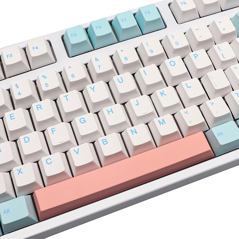 MOLGRIA Noel GMK PBT Cherry Profile Keycaps - Sublimation avec Suppléments UK, DE, IT, FR, ES pour Interrupteur MX - Disposition ISO/ANSI (FR ISO)