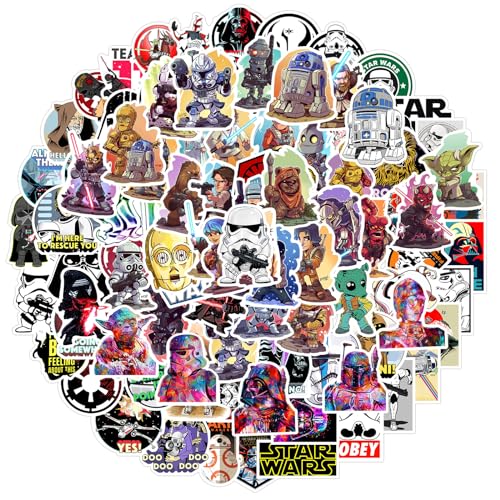 Ninegirl FSC 100Pcs Star War Stickers thumb #6