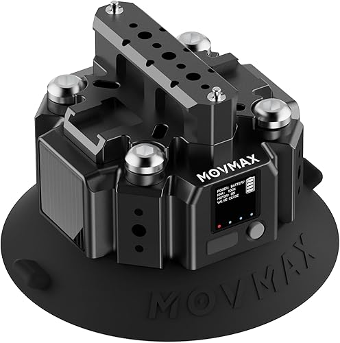 Miniatura 11 de Vaxis Global MOVMAX - Ventosa electrónica solar de 4.5 pulgadas, compatible con brazo de cuchilla y brazo de afeitar para cámara de bolsillo