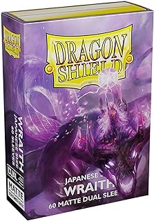 10 Packs Dragon Shield Dual Matte Mini Japanese Wraith 60 ct Card Sleeves Display Case