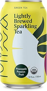 MINNA Organic Sparkling Tropical Green Tea, 12 FZ (Pack of 6)