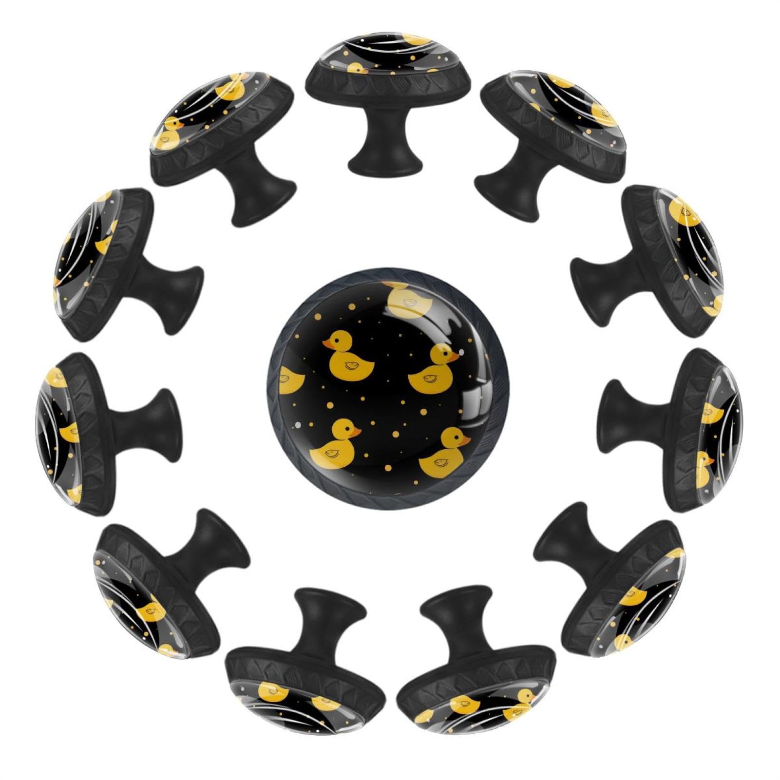 Boutons de meubles canard x12 pour tiroir et commode enfant