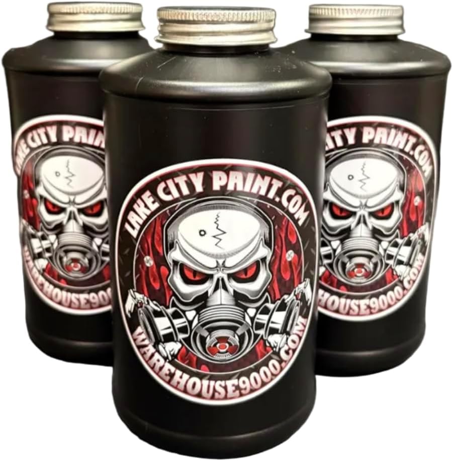 Berkebile PFC Amber Pro Undercoating Spray Gun & Custom Threaded Funnel - 2 Wand Kit (3 W Quart Bottles)
