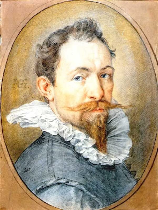 Pintura murales decor en lienzo de Goltzius: arte clásico para un dormitorio elegante 60x90cm