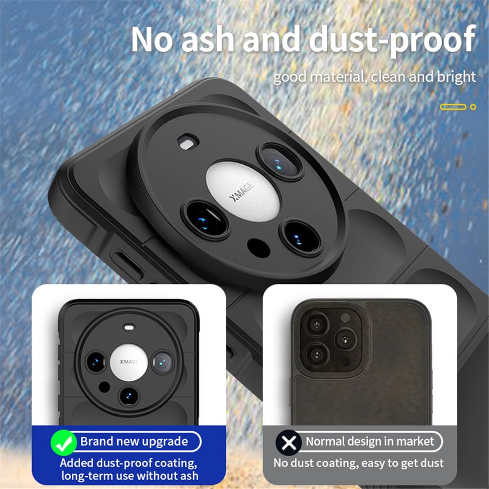 Cover Antiurto Per Huawei Mate 60 Pro – 360° Protezione Militare, Con Supporto Magnetico Invisibile E Piastra Auto, Nero - 3
