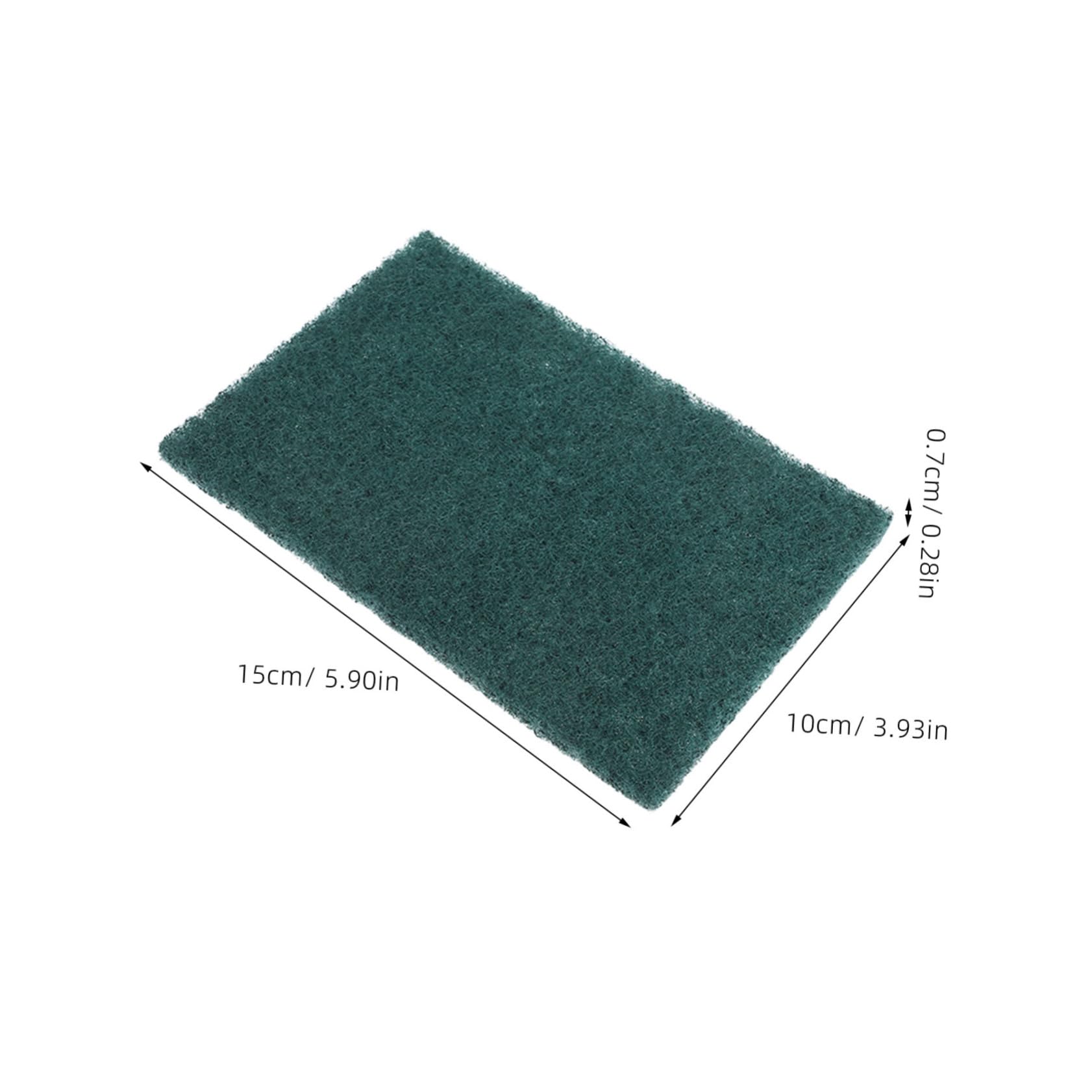 SOLUSTRE Non Scratch Dish Scrubbers 30pcs Reusable Scouring Pads Multi-Purpose Kitchen Cleaning Pads Cut to Fit Polyester Material for Dishes Appliances