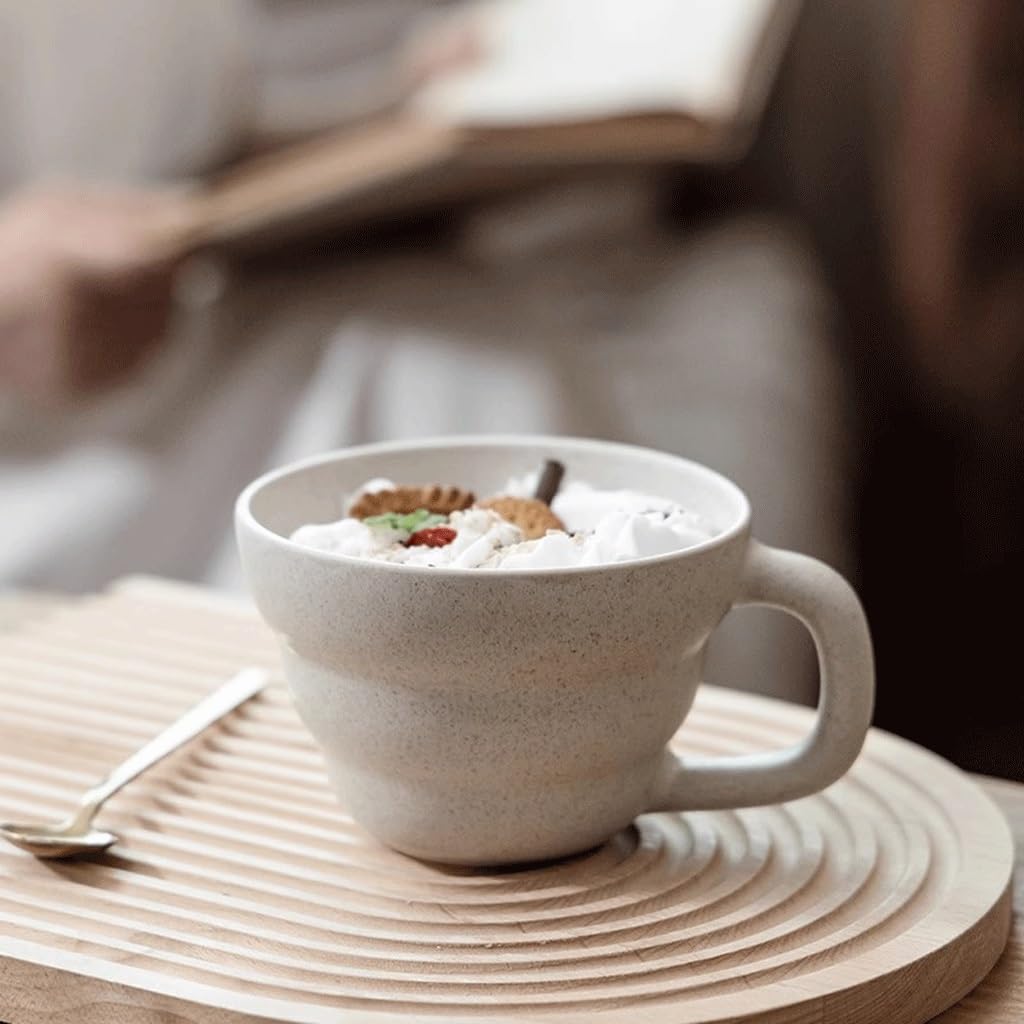 ENGENDER Tazas Cafe Taza De Cerámica, Taza De Desayuno, Taza De Agua, Taza De Café Retro Mug Cups(E)