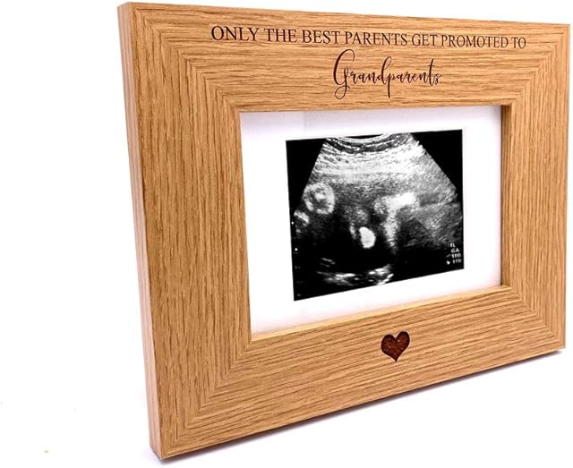 ukgiftstoreonline The best parents get promoted to Grandparents Baby Scan Frame