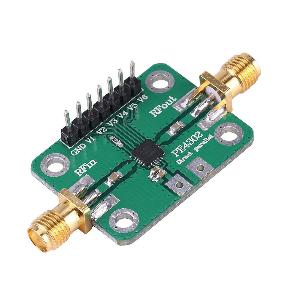 1pc PE4302 NC Attenuatori a Radiofrequenza Con SMA Connettore Femmina Parallelo Modalità Immediata 0.5dB 6Bit DC 5V 1MHz ~ 4GHz