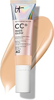 IT Cosmetics CC+ Nude Glow - Base de maquilla...