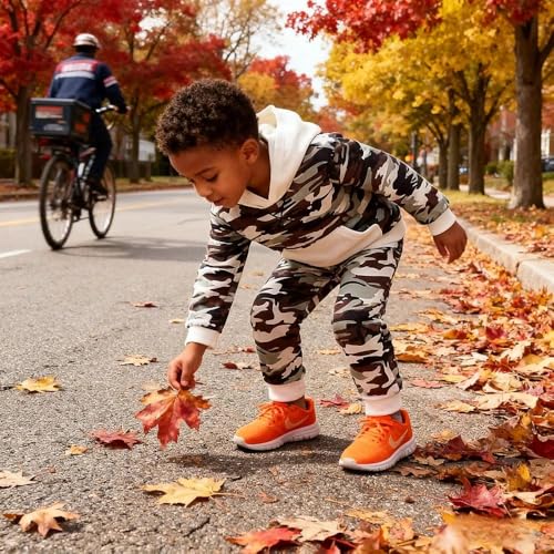 Image of 2-6T Toddler Baby Boy Clothes Color Blocking Hoodies + Pants Fall Winter Outfits