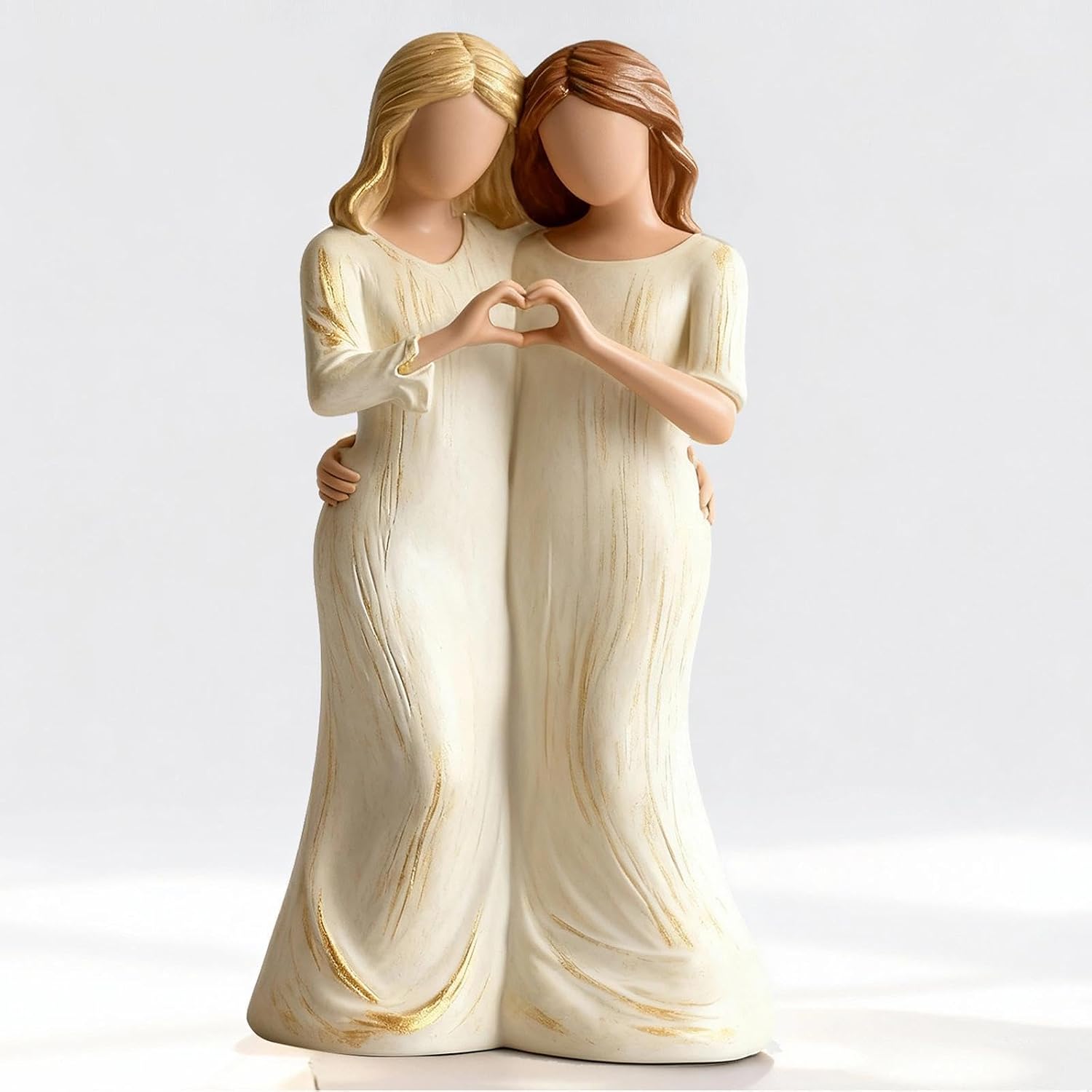 Handbemalte Herz Skulptur besondere Schwester Beste Freundin Frauen Geschenk f r Schwester & beste Freundin zeitloses Geburtstagsgeschenk & Geschenkidee pers nliche Deko emotionale Botschaft