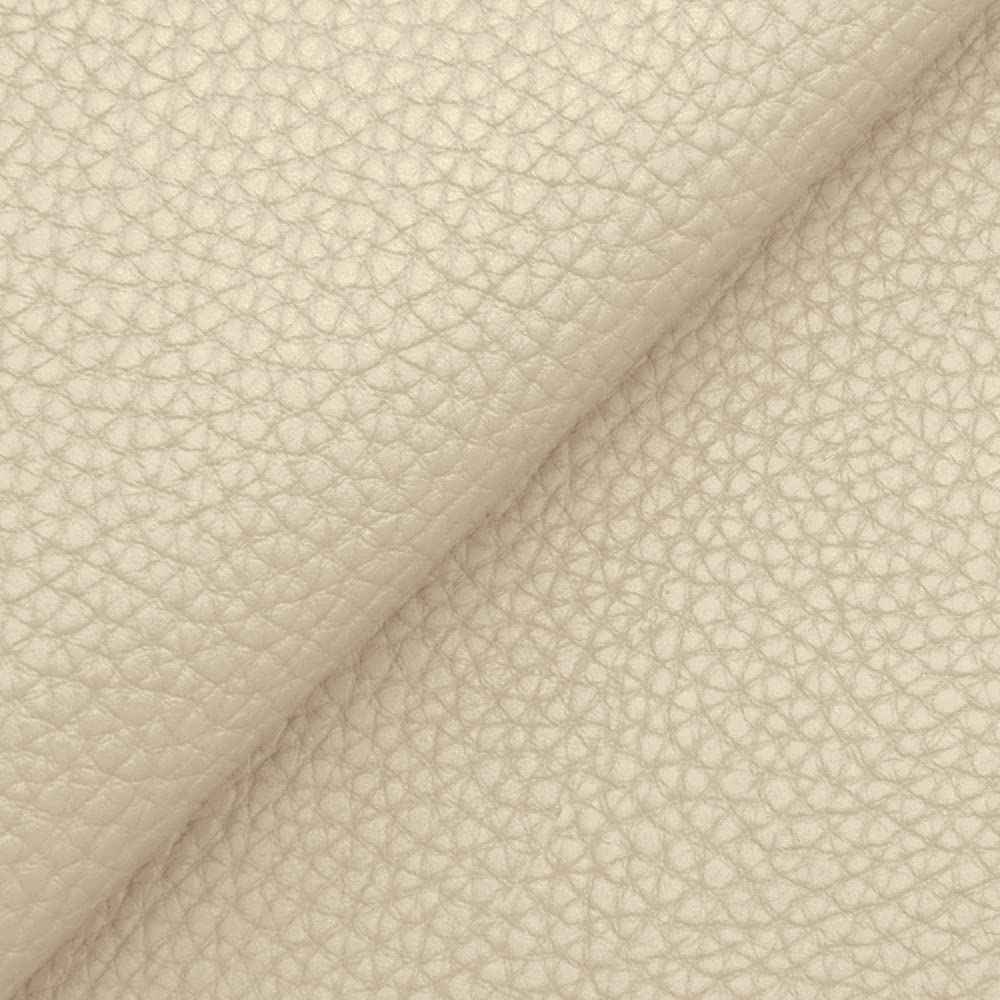 DESHOME Bufalo 5 mètres - Tissu au mètre faux cuir hydrofuge anti-fissuration simili cuir pour canapé, fauteuil, chaises, pouf, sacs Sable