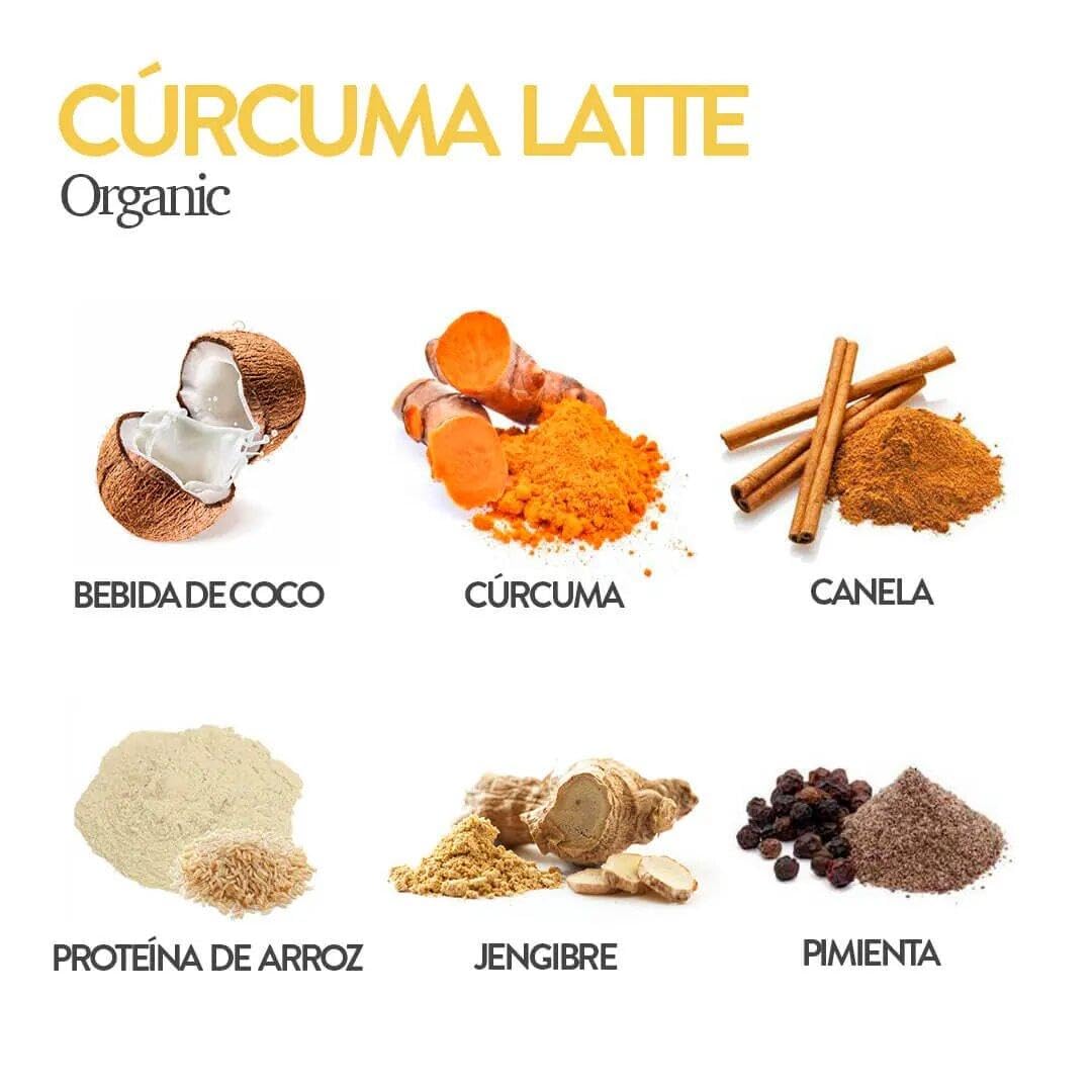 ORGANIC CÚRCUMA LATTE bebida instantánea #cúrcuma 150 gr