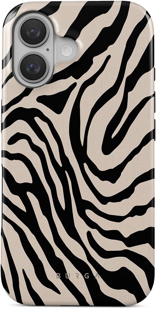 BURGA Phone Case for iPhone 16 - Cute, Trendy, Aesthetic, Pattern Phone Cover, Hard Shell Protection - fits Apple iPhone 16 Case for Women and Men