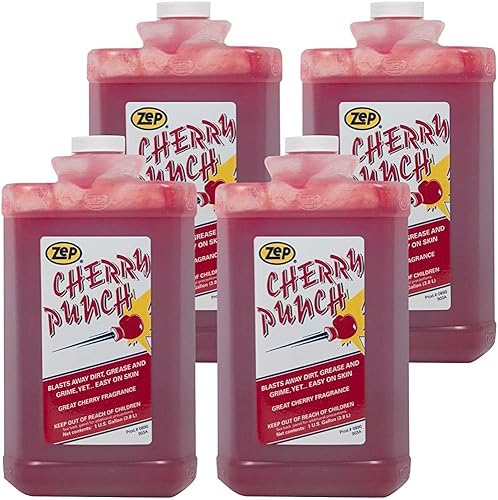 Miniatura 10 de Zep Grip 308524 - Limpiador de manos industrial de piedra pómez - 1 galón (caja de 4) - Desengrasante resistente. Contiene aloe vera para un acabado