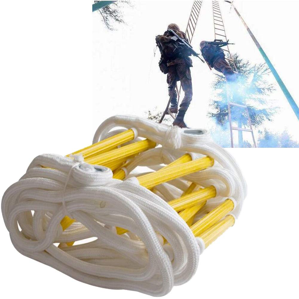 Échelle de sauvetage portable réutilisable avec échelons antidérapants pour évacuation