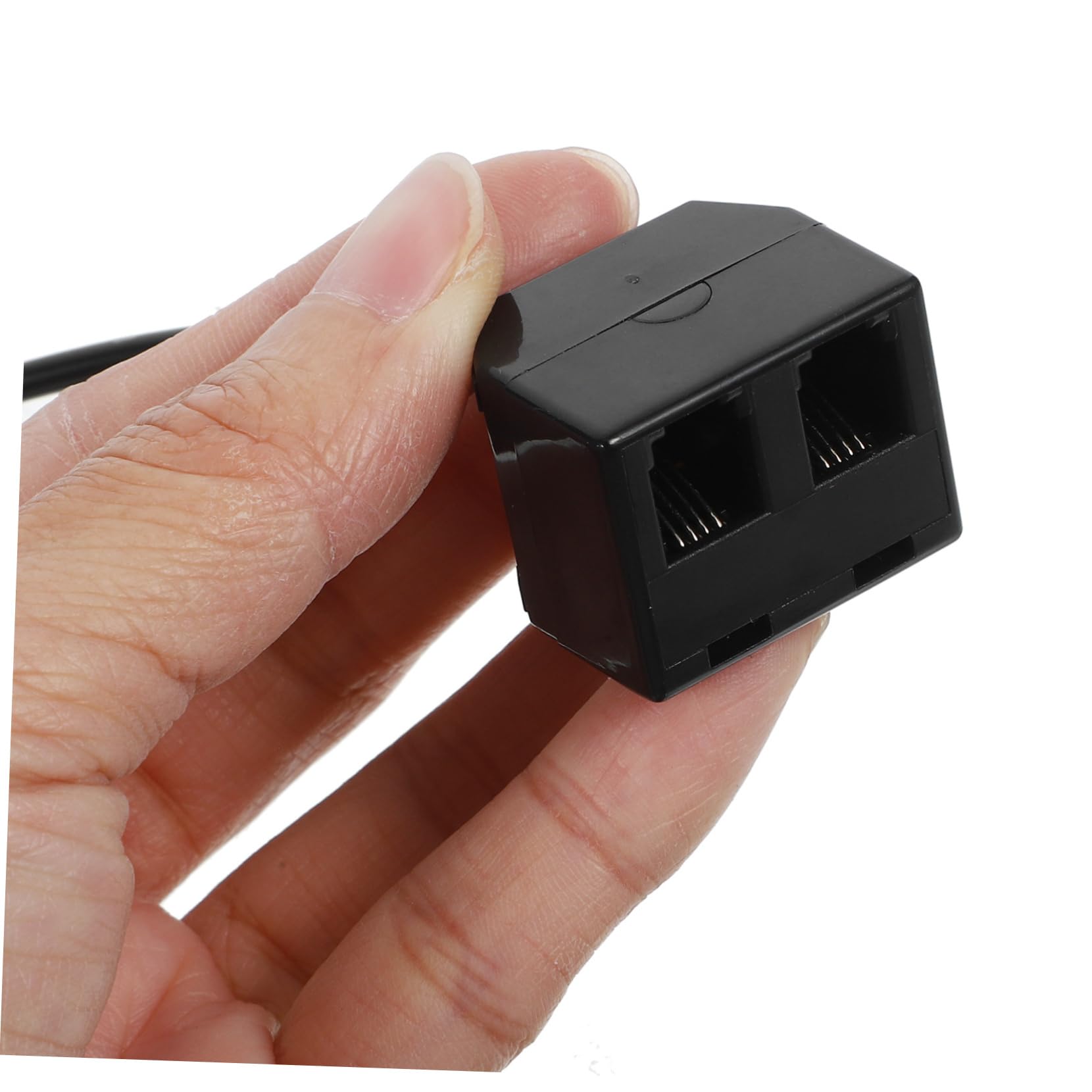 MOLUCKFU Telephone Splitter Adapter Male to Female Pc Connector Play Design for Multiple Phone Devices for Use