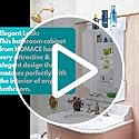 HOMACE-Plastic-Bathroom-Cabinet-with-Mirror-Shelves-Organizer-and-Shelf-Wash-Basin-Mirror-for-Wall-with-Cabinet-Colour-White HOMACE Plastic Bathroom Cabinet with Mirror Shelves Organizer and Shelf | Wash Basin Mirror for Wall with Cabinet (Colour- White)