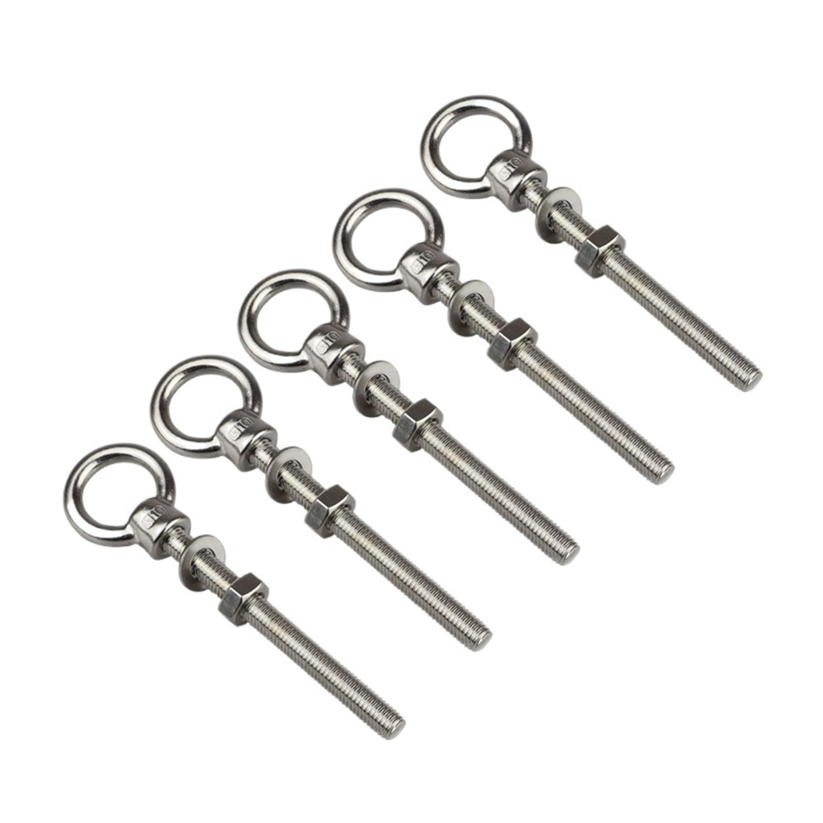 Boulon à œil de levage en acier inoxydable 316, 5 pièces, M6-M12