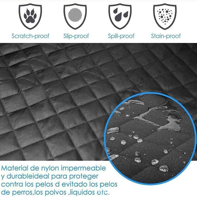BEDPET Kofferraumschutz für Hund, für FIAT Grande Punto 2005-2009 (199) Auto Kofferraum Schondecke Hunde mit Ladekantenschutz Seitenschutz,A