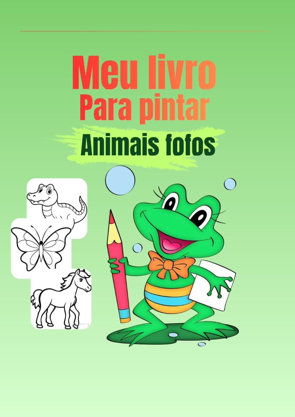 Meu primeiro livro para pintar: “Animais fofos”