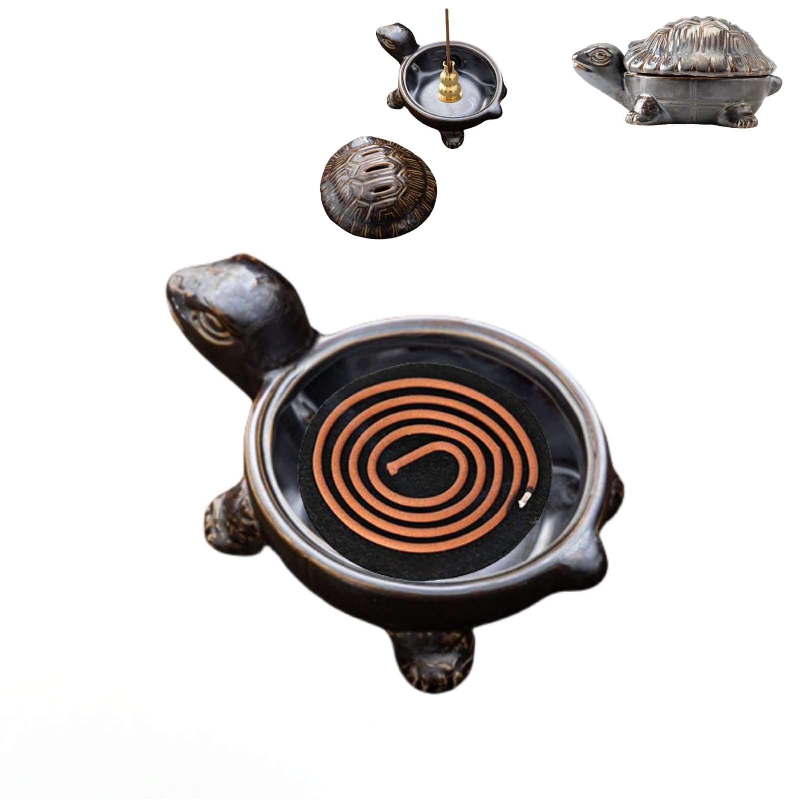 Amazon.com: Ceramic Incense Burner,Ceramic Ashtray with Lids