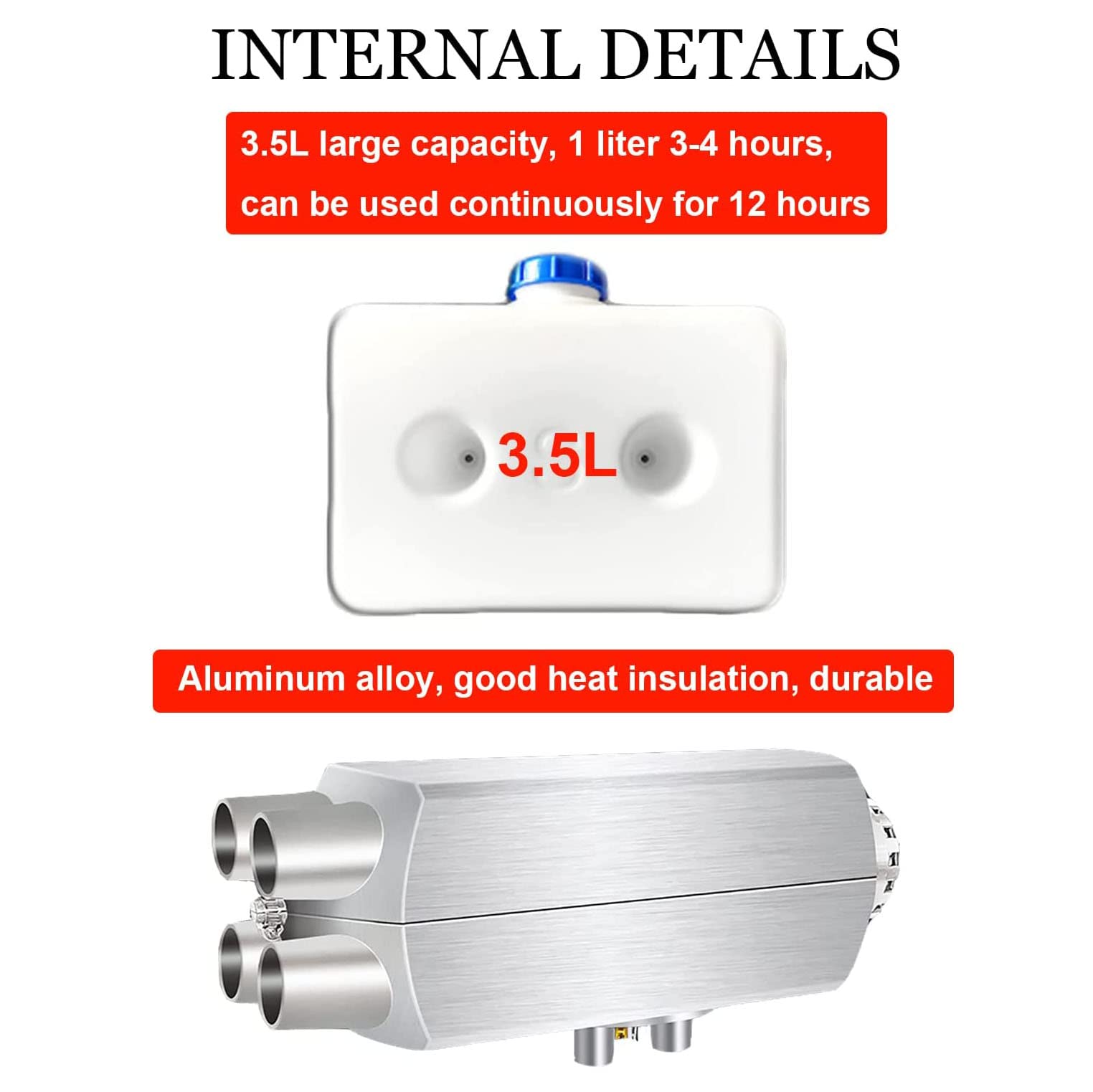 Ogrzewanie postojowe Diesel Air 5KW 12V/24V All-in-One, wyświetlacz LCD, pilot zdalnego sterowania, do ciężarówki, kempingu, domu wędkarskiego, łodzi rybackiej, 24V