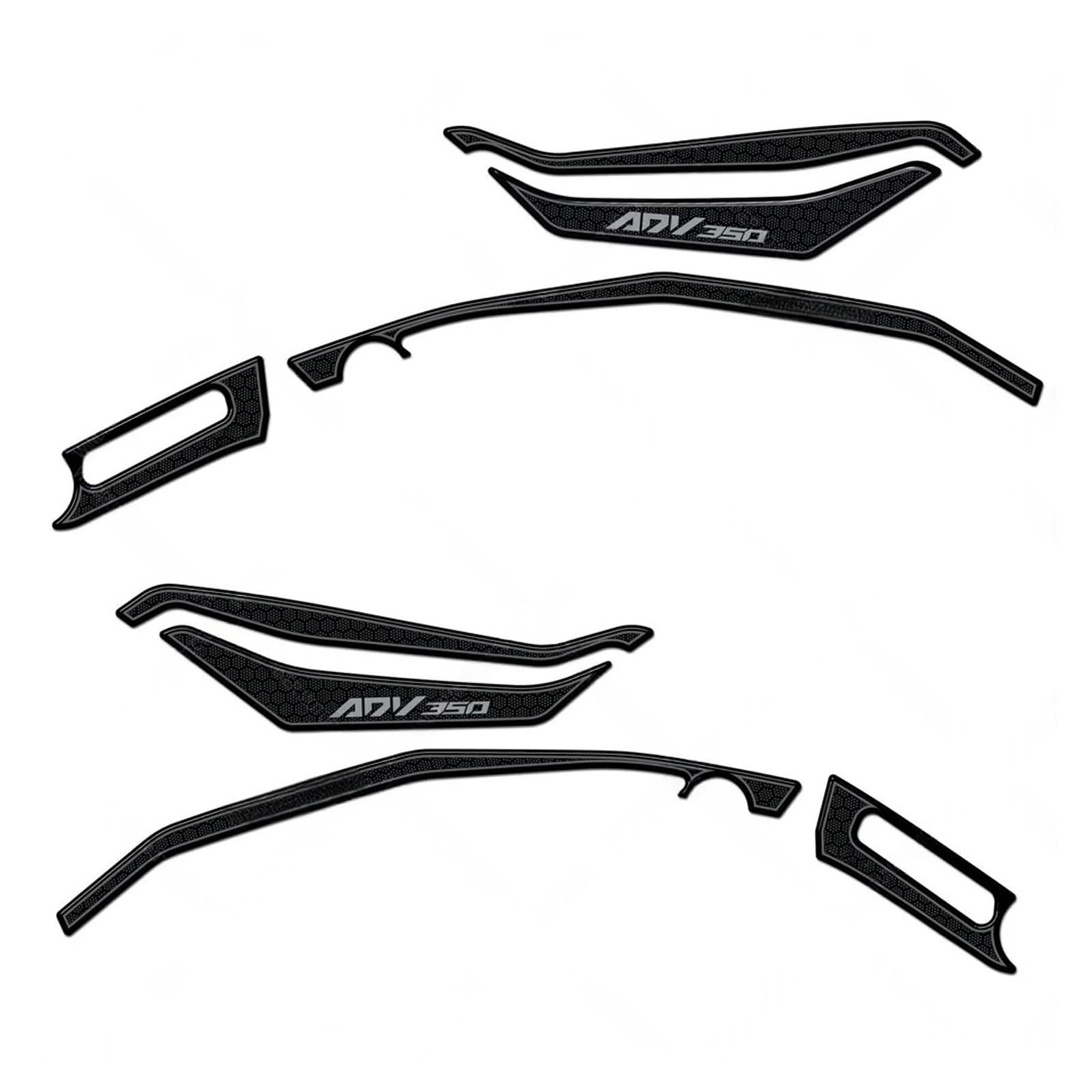 Pljgdvbx One Color Motorcycle Gas Tank Sticker Protective Sticker Motorcycle Kit For Adv 350 2022 2023 Generic Universal Accessories General Purpose Replacement