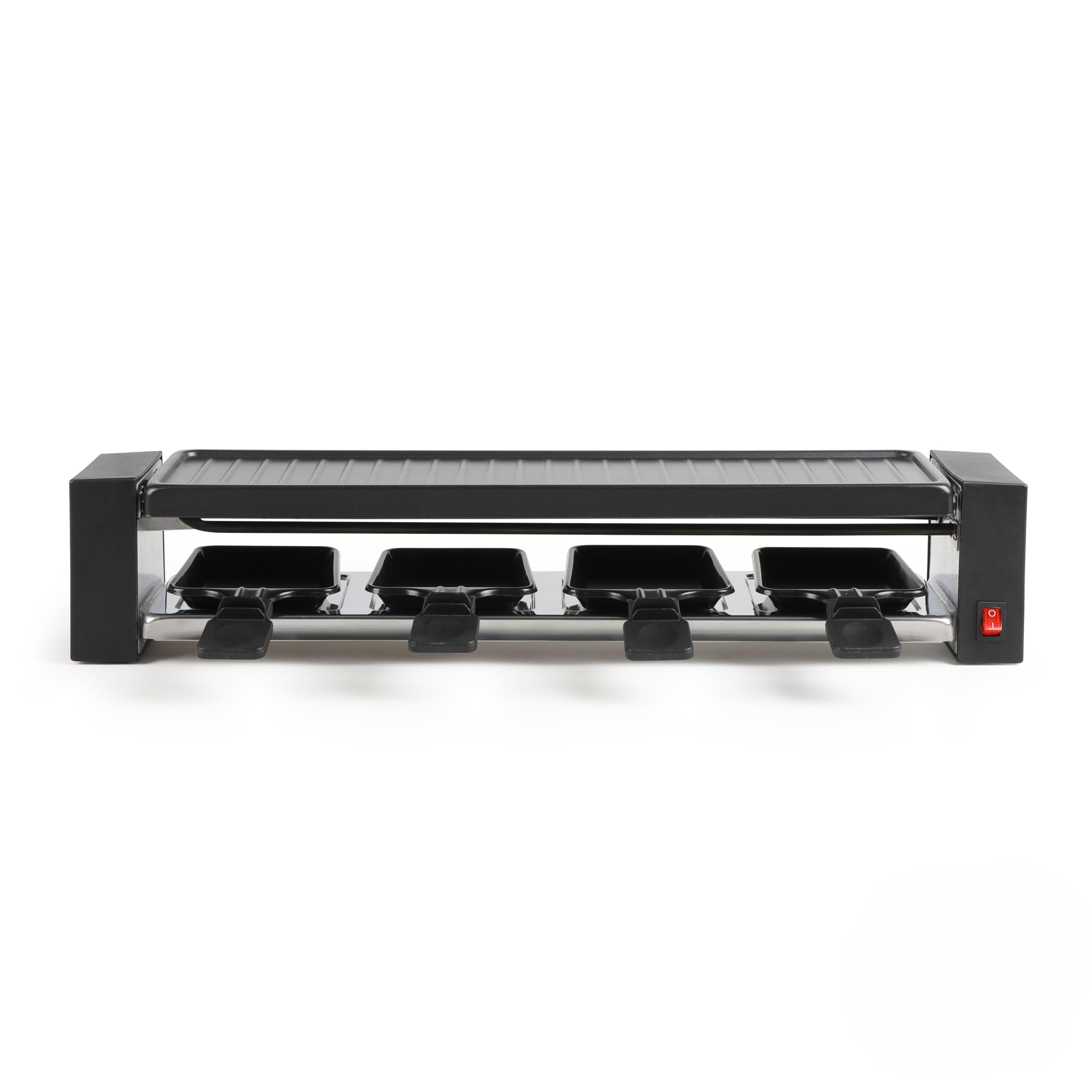 Onli - Raclette 4 personasON1011N - 800W, grill extraíble, 42 x 11 cm