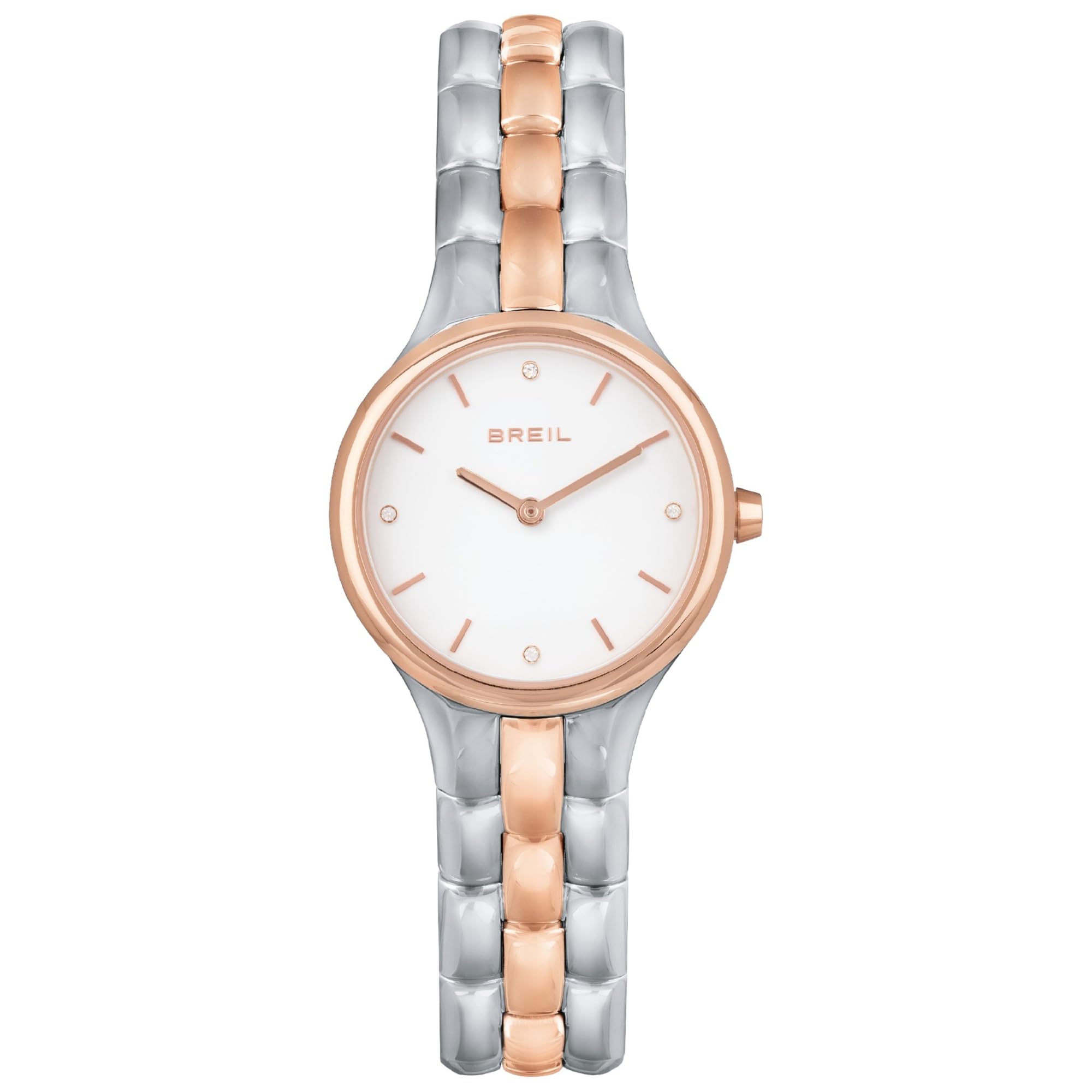 Breil Orologio Donna, Bracciale in Acciaio Colorato, Cassa 29 cm