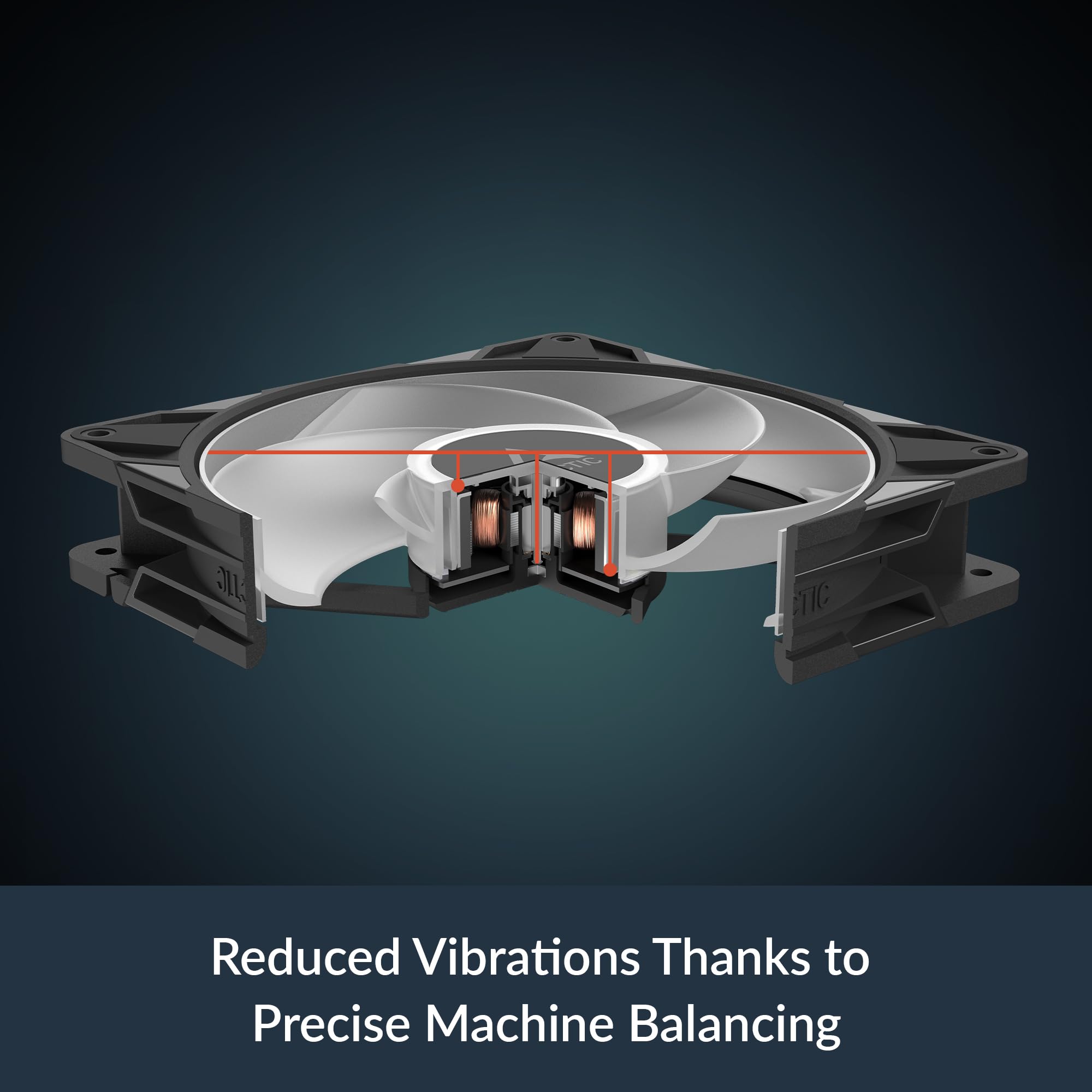 ARCTIC P14 Pro Reverse A-RGB – 3 Pack – 140 mm Najwyższej jakości wentylator rewersyjny z rozdzielaczem, PWM z rozgałęźnikiem kabla Y, 400-2650 rpm, 0 rpm <5% PWM, 5V D RGB, FDB, 4-Pin - Czarny
