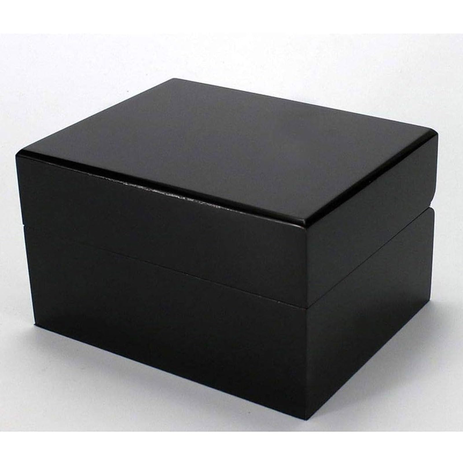 Caja portátil de madera for relojes individuales de 13,5 cm/5,3 pulgadas, for exhibir broches y joyas, ideal for relojes y accesorios valiosos.