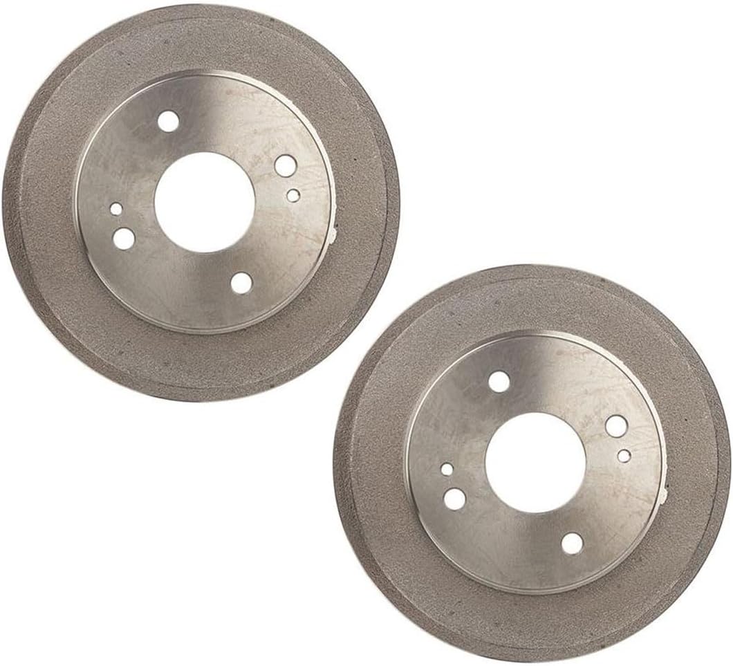 2Pcs Brake Drums Rear Left Right Automotive Replacement for Honda Accord 2.2L 1990 1991 1992 1993 1994 1995 1996 1997, for Honda Accord 2.3L 1998 1999 2000 2001 2002