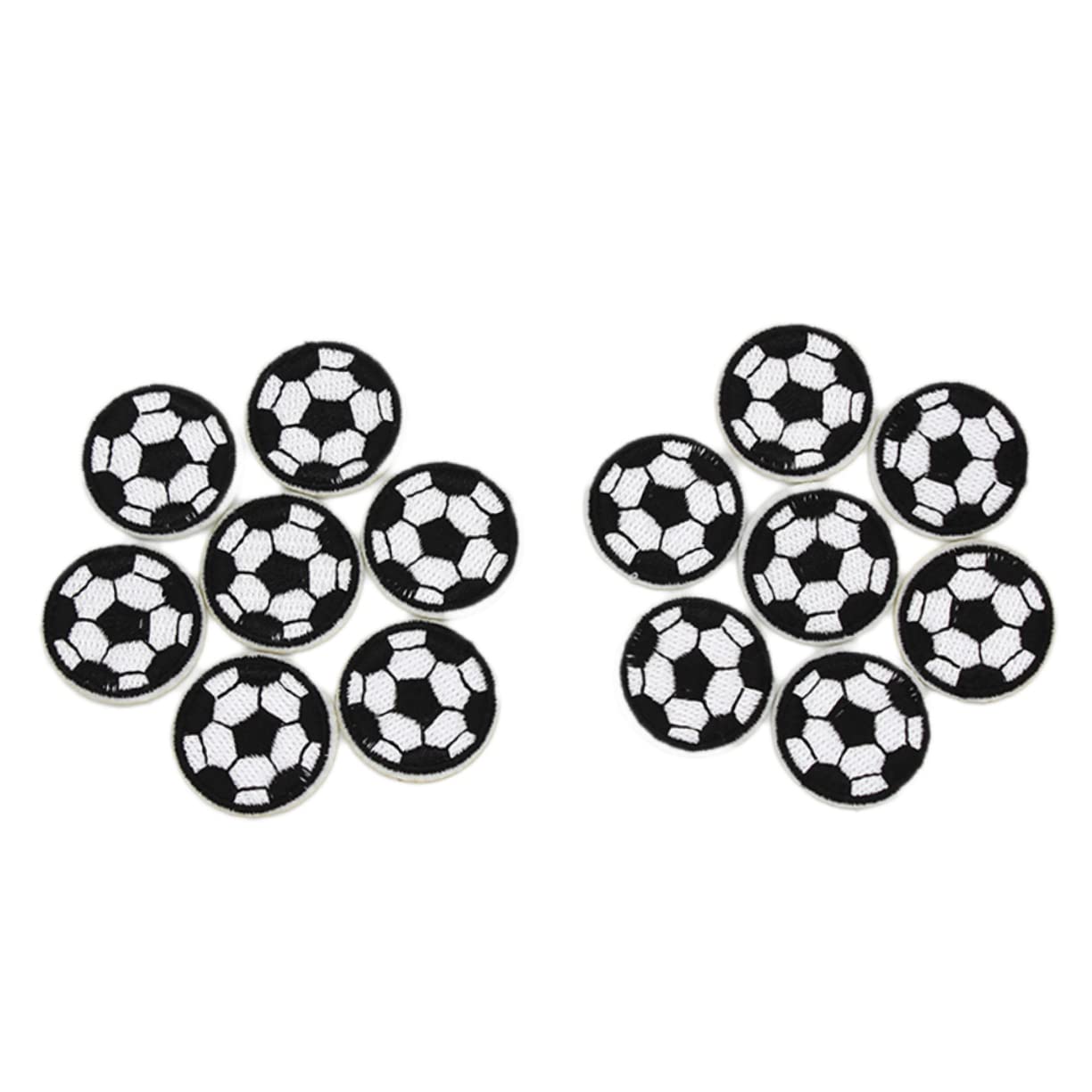 Toppe Ricamate da Calcio 10 Pezzi per Scarpe e Cappelli