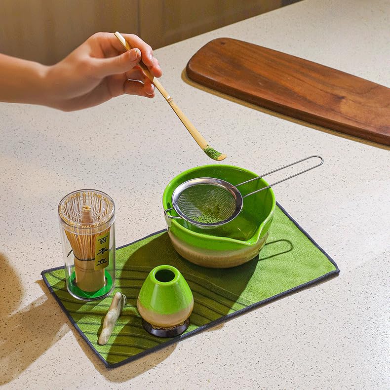 Amazon | 抹茶茶碗セット 茶道7点セットは 初心者向けで 天然竹