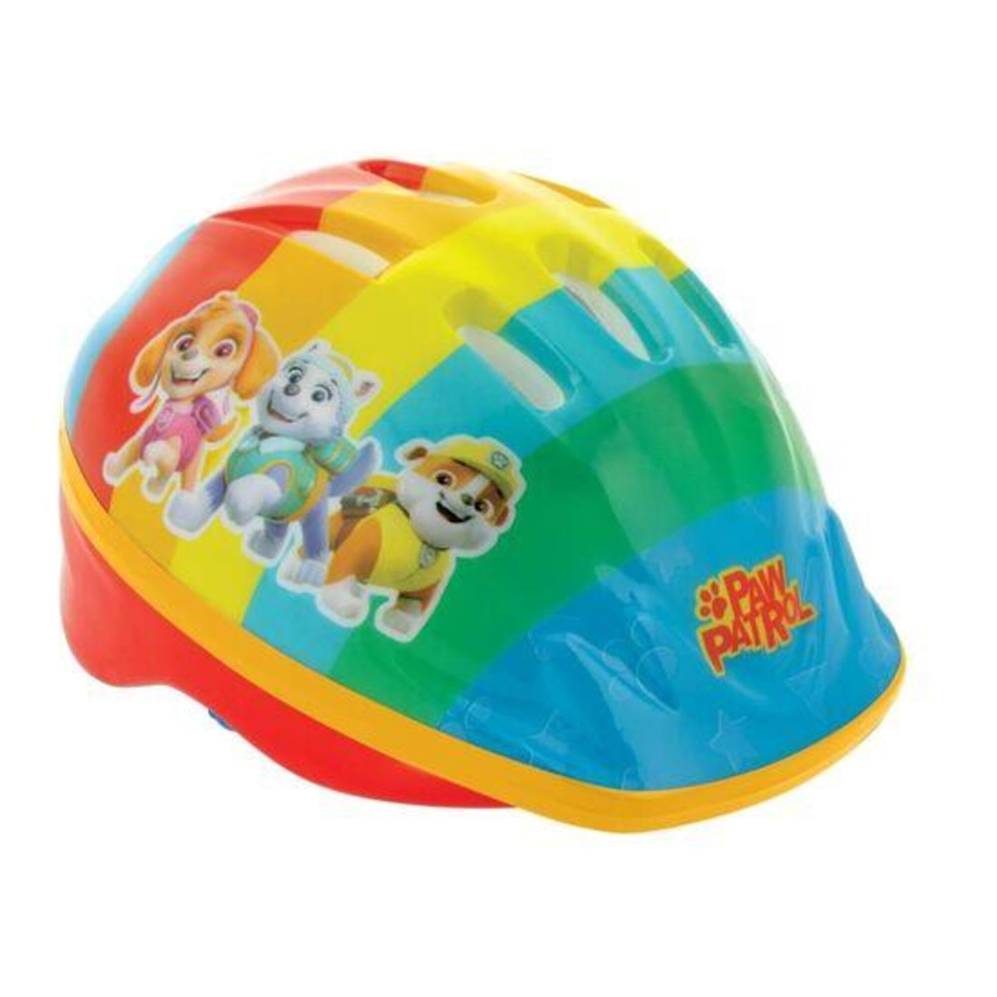 Paw Patrol Kids Bike Helmet Officially Licensed Character Design Robust EPS Inner Material, Adjustable Size, Ventilated Shell for Cooling Suitable for Head Sizes 48-52cm