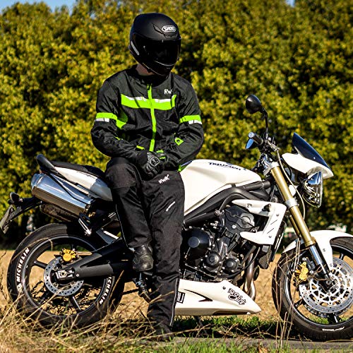 HWK Mesh Motorcycle Jacket Riding Air Motorbike Jacket Biker CE Armored Breathable (XXXX-Large, Green)
