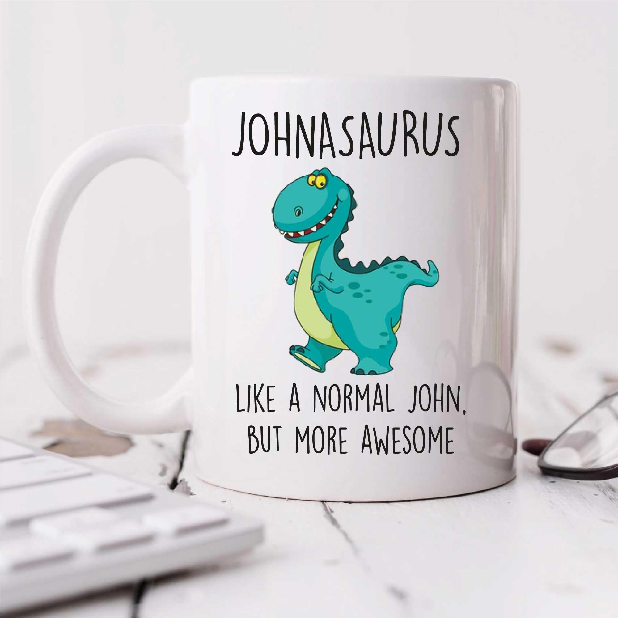 60 Second Makeover Limited Personalised Dinosaur Mug Present Friend Dinosaur Fathers Day Funny Mug Present Birthday Christmas