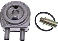 Vista 4 de IEQFUE Enfriador de aceite 245-1361 1730413 2389136 P2486A218 compatible con Caterpillar 242B2 247B 247B2 257B2 C1.5 C1.7 C2.2 3013C 3024C 3024T