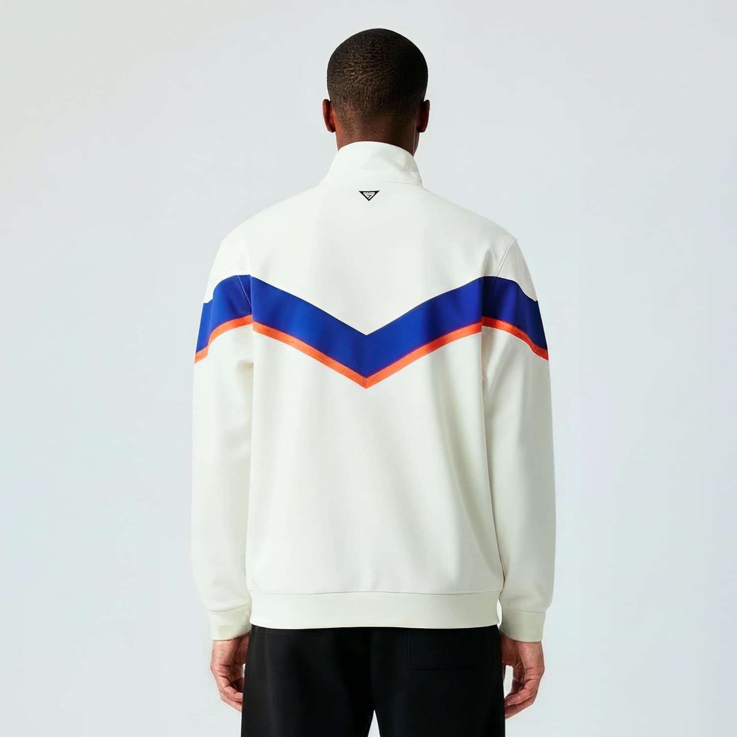 GAME 7 Men's X NBA Officially Licensed Long Sleeve Neoprene Zip Up Sweatshirt