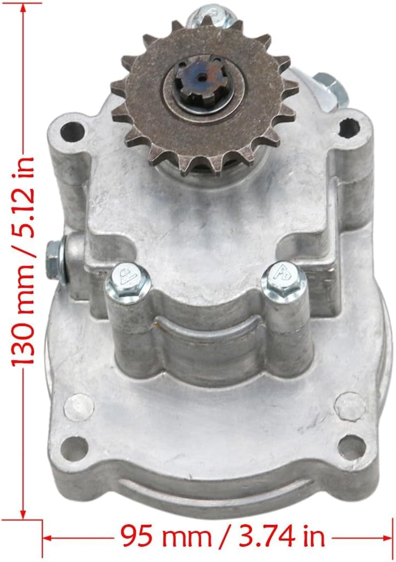 T8F 17T Gear box Transmission with Clutch for 2 Stroke 47cc 49cc 50cc Mini Pocket Dirt Bike Scooter ATV 4 Wheeler Lawn Mower