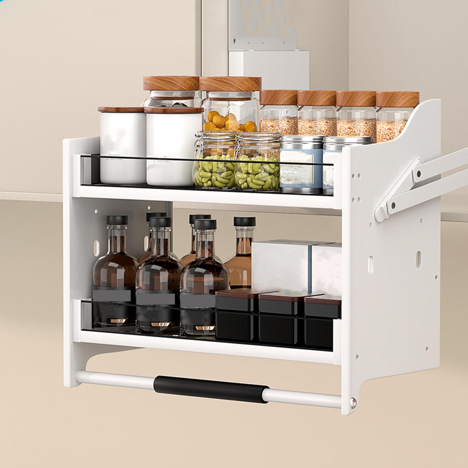 昇降式吊戸棚 700幅 美品 吊戸棚（ウォールキャビネット・システムラック） | タカラ